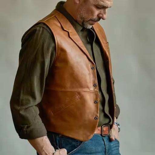 Custom Leather Vest Manufacturer