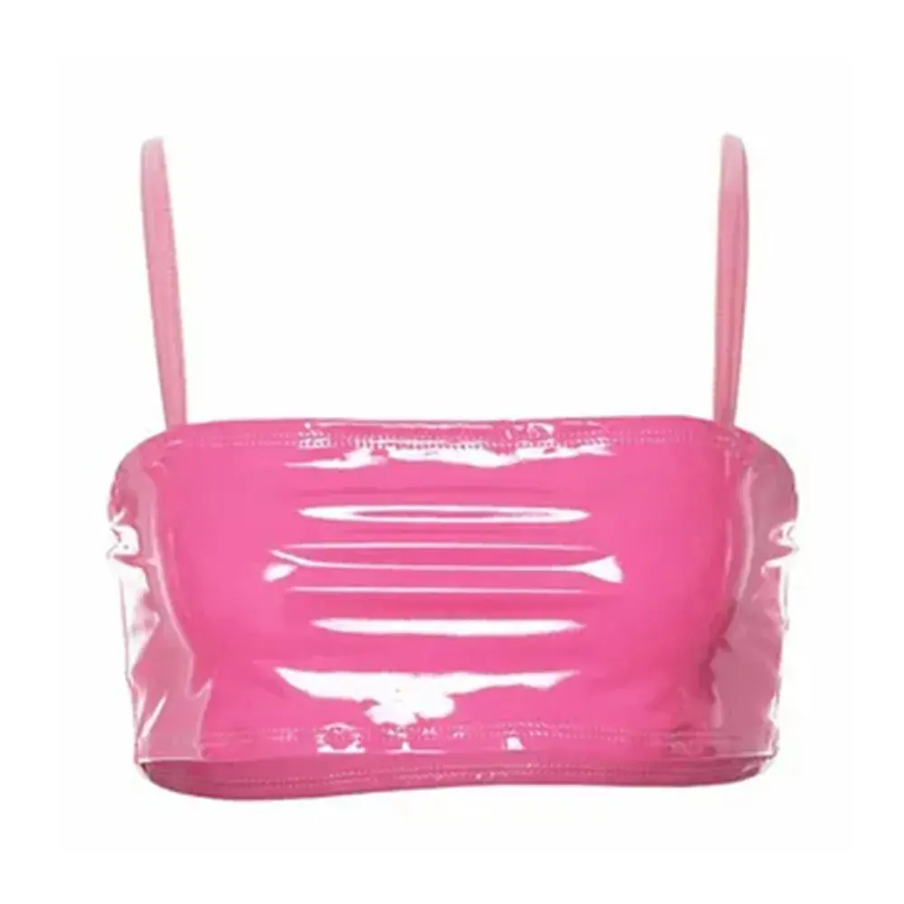 Leather Top Pink