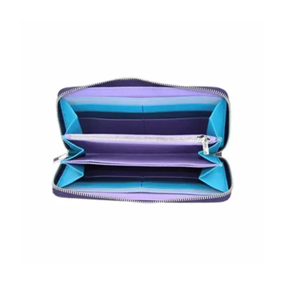 Leather Accessories Purple Blue