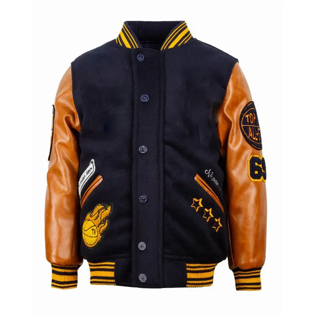 Versity Jackets Black Orange