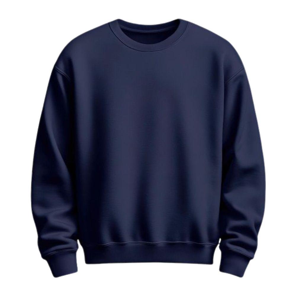 Custom Sweat Shirts Navy Blue
