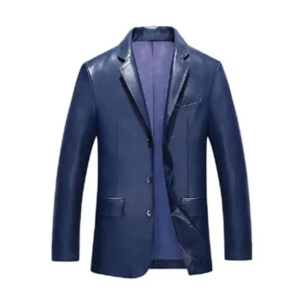 Leather Suit Grey