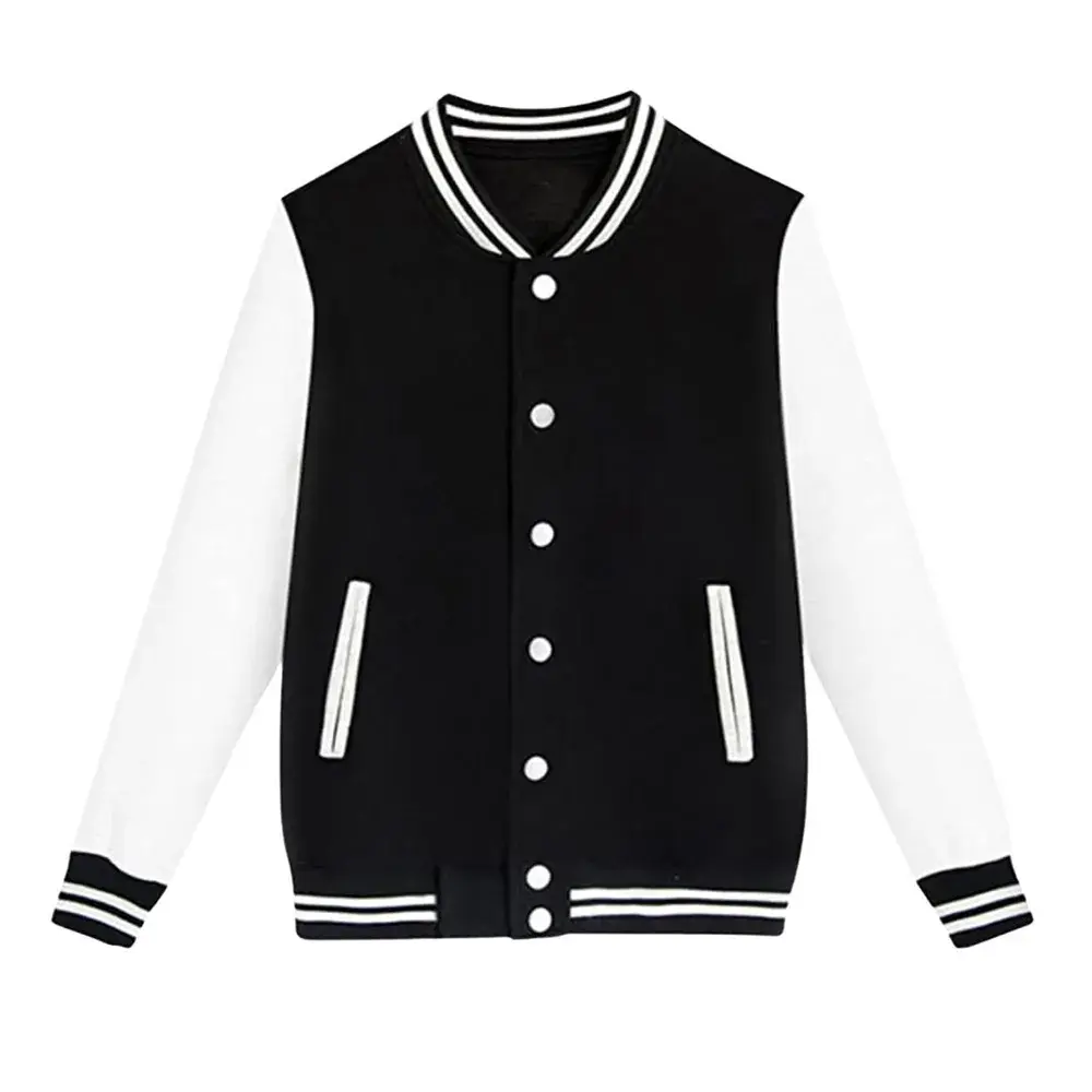 Casual Jacket White Black