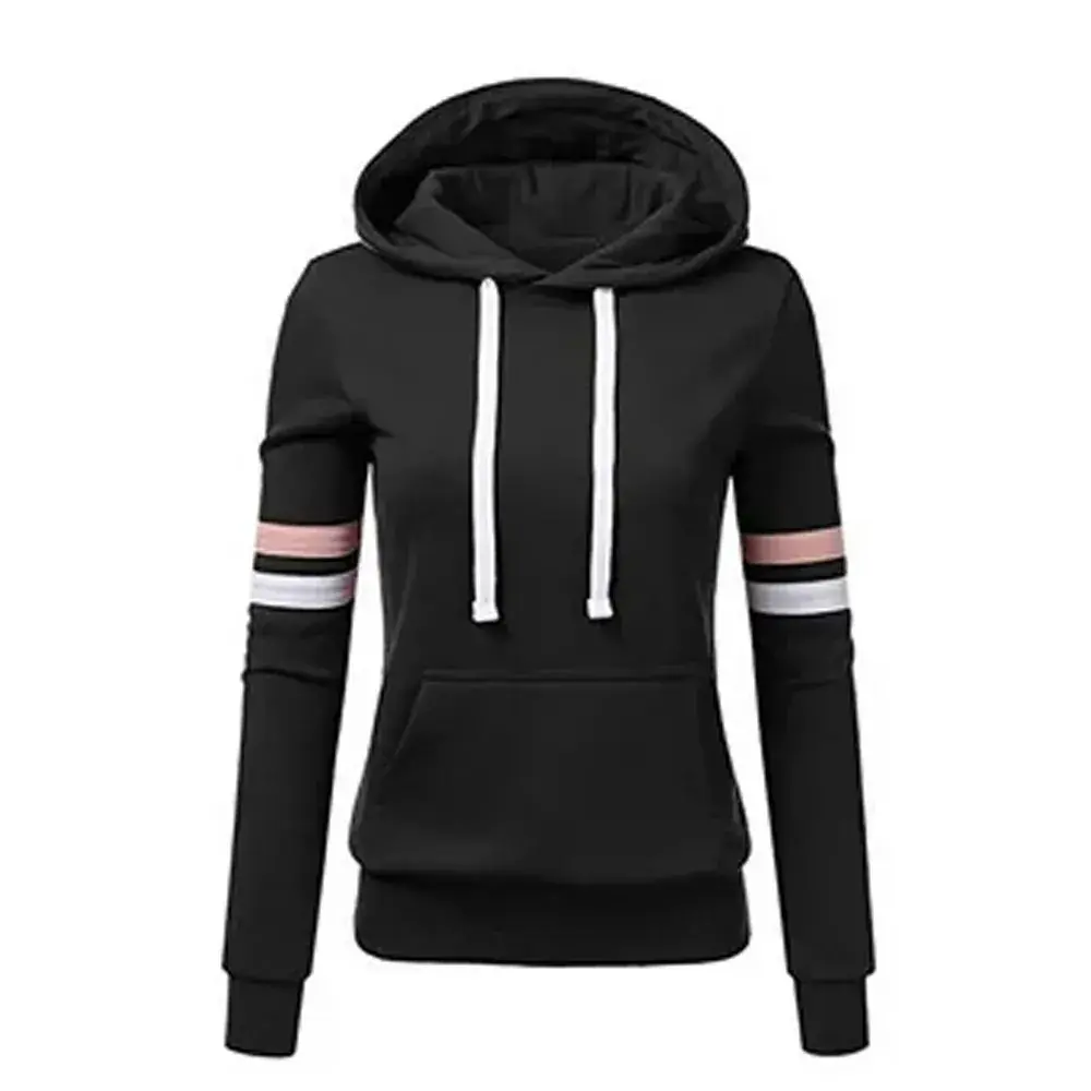 Hoodies & Sweatshirts Black White Pink